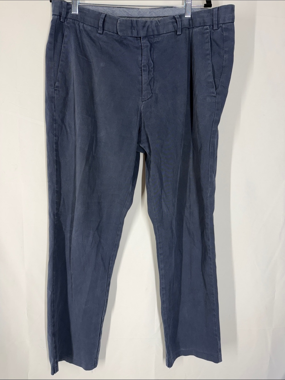 Armani Collezioni Men's Navy Blue Chino Pants
